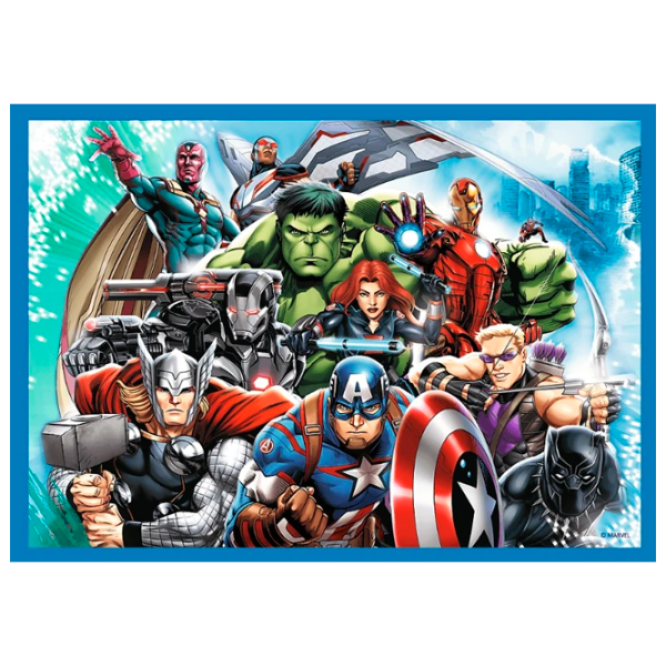 Puzzle Trefl Avengers 4+/ Количество деталей: 207 photo 4