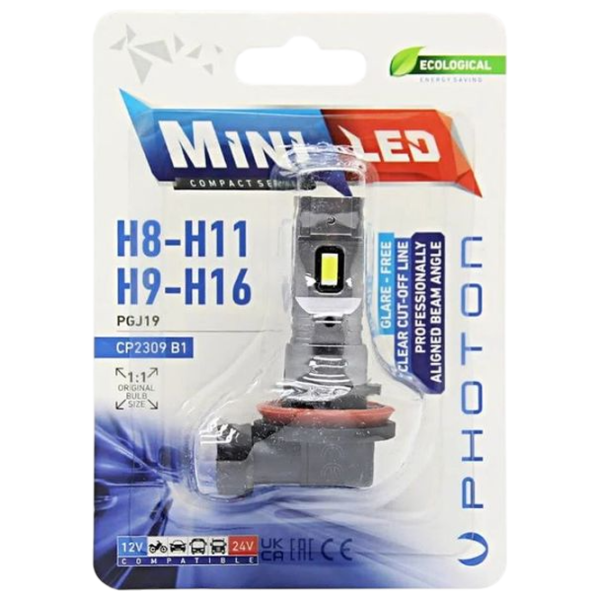 Автомобильная лампа Photon CP2309 B1 MINI светодиодная / H9 / PGJ19 / /  photo 1 Автомобильная лампа Photon CP2309 B1 MINI светодиодная / H9 / PGJ19 / /  photo 1