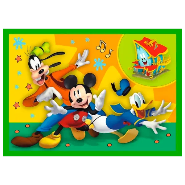 Puzzle Trefl Mickey Mouse 4+/ Количество деталей: 69 photo 3