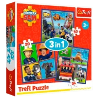 Puzzle Trefl Fireman Sam' day 4+/ Numărul de piese: 106