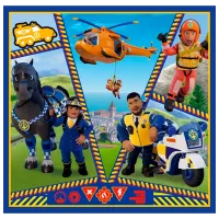 Puzzle Trefl Fireman Sam' day 4+/ Количество деталей: 106 photo 2