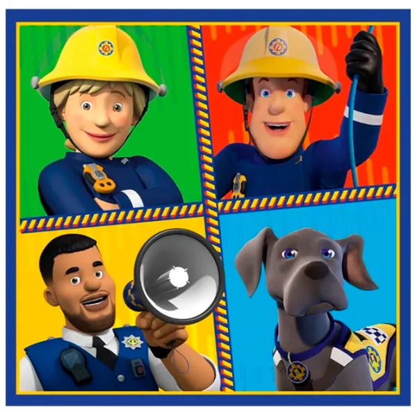 Puzzle Trefl Fireman Sam' day 4+/ Numărul de piese: 106 photo 3