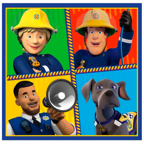Puzzle Trefl Fireman Sam' day 4+/ Numărul de piese: 106 photo 3