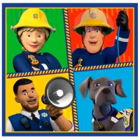 Puzzle Trefl Fireman Sam' day 4+/ Количество деталей: 106 photo 3