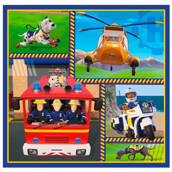 Puzzle Trefl Fireman Sam' day 4+/ Numărul de piese: 106 photo 4