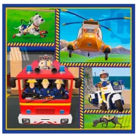 Puzzle Trefl Fireman Sam' day 4+/ Количество деталей: 106 photo 4