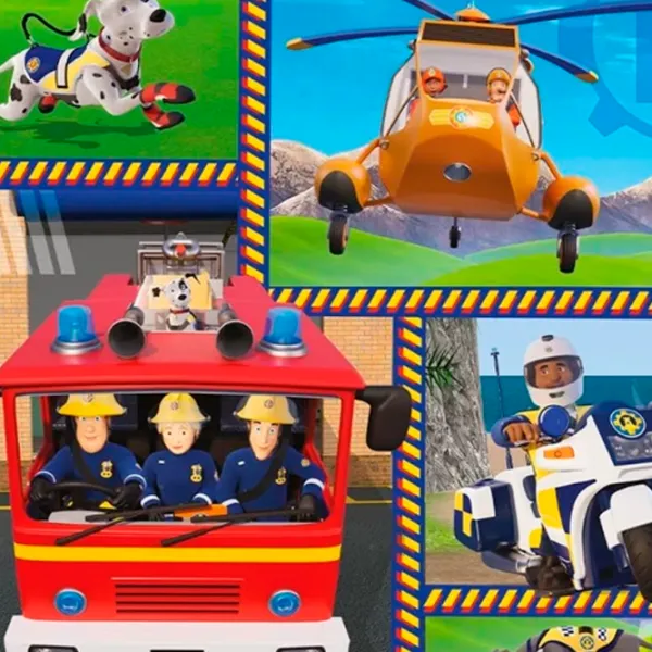 Puzzle Trefl Fireman Sam' day 4+/ Numărul de piese: 106 photo 5