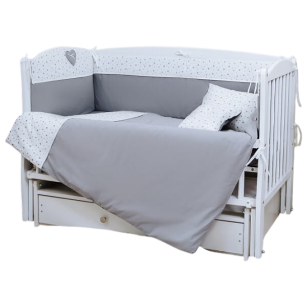 Детское постельное бельё PernaMea Comfort (PM.100042/1) Хлопок/ Серый White photo 1 Детское постельное бельё PernaMea Comfort (PM.100042/1) Хлопок/ Серый White photo 1