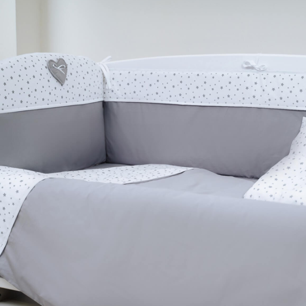 Детское постельное бельё PernaMea Comfort (PM.100042/1) Хлопок/ Серый White photo 2 Детское постельное бельё PernaMea Comfort (PM.100042/1) Хлопок/ Серый White photo 2