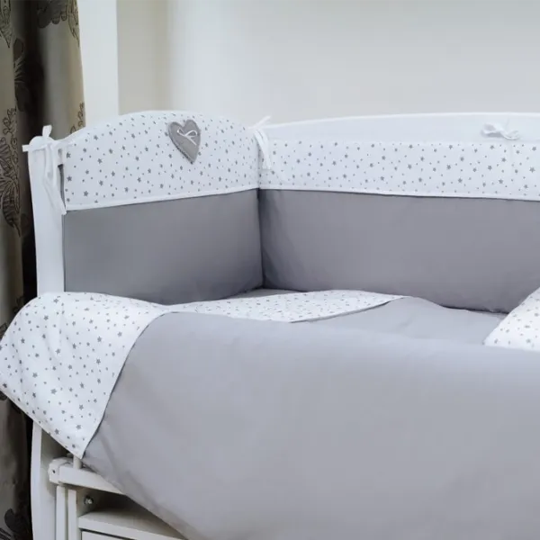 Детское постельное бельё PernaMea Comfort (PM.100042/1) Хлопок/ Серый White photo 3 Детское постельное бельё PernaMea Comfort (PM.100042/1) Хлопок/ Серый White photo 3