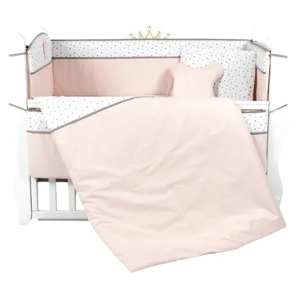 Детское постельное бельё PernaMea Comfort (PM.100042/3) Хлопок/ Розовый White photo 1