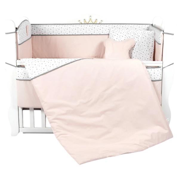 Детское постельное бельё PernaMea Comfort (PM.100042/3) Хлопок/ Розовый White photo 1