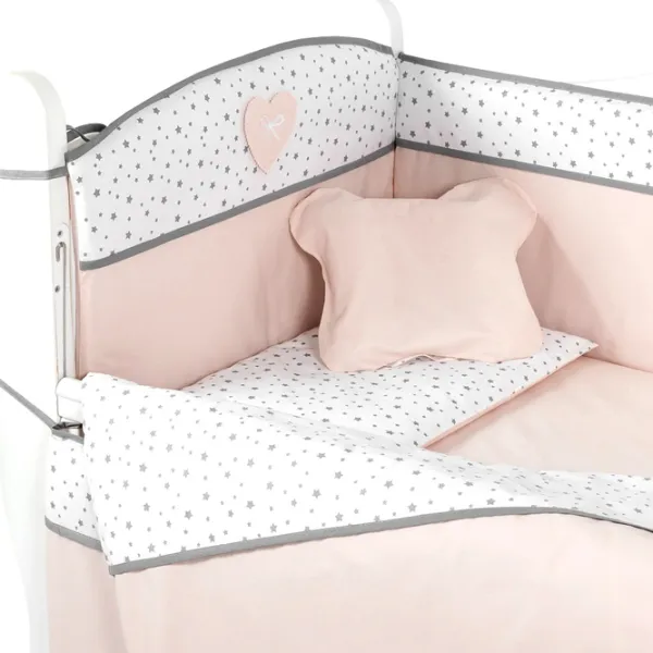 Детское постельное бельё PernaMea Comfort (PM.100042/3) Хлопок/ Розовый White photo 2
