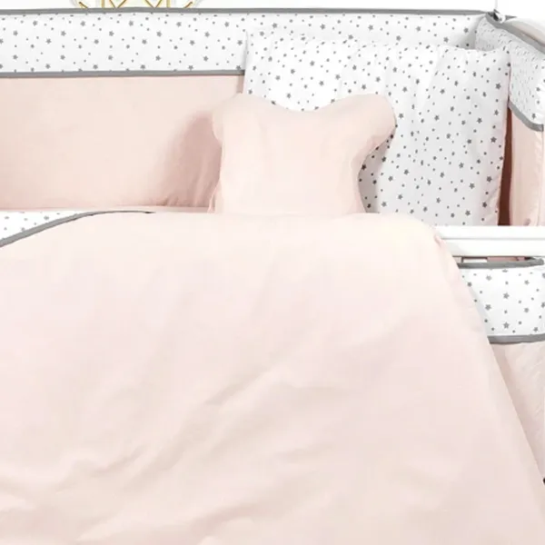 Детское постельное бельё PernaMea Comfort (PM.100042/3) Хлопок/ Розовый White photo 3