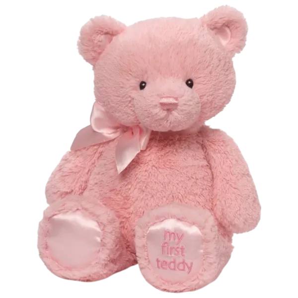 Мягкая игрушка Gund Animals My First Teddy 6055513 0+ / Розовый photo 1