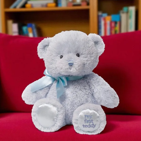 Мягкая игрушка Gund Animals My First Teddy 6055511 0+ / Синий photo 4