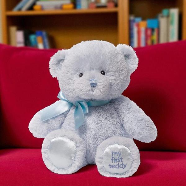Мягкая игрушка Gund Animals My First Teddy 6055511 0+ / Синий photo 4