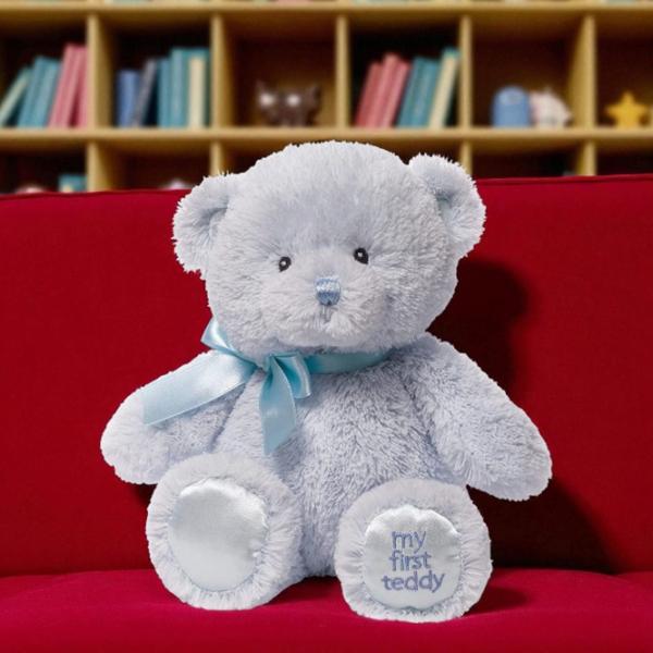 Мягкая игрушка Gund Animals My First Teddy 6055511 0+ / Синий photo 5