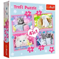 Puzzle Trefl Fun cats 4+/ Numărul de piese: 207