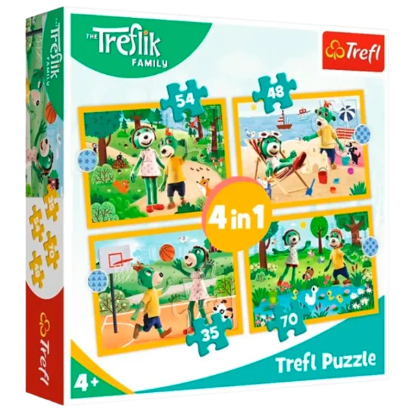 Puzzle Trefl Trefliks 4+/ Количество деталей: 207 photo 1