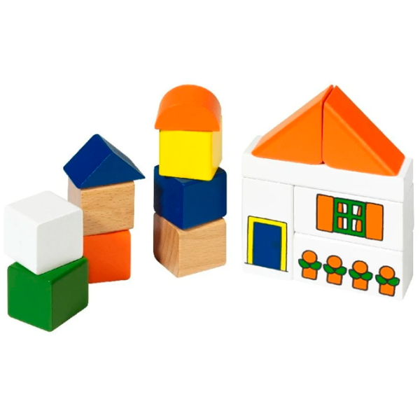 Конструктор ChiToys Кубы Классический/ Коричневый photo 3