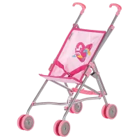 Cărucior pentru păpuși Chipolino Sima KZKSI0162PO Pentru plimbare / 3+