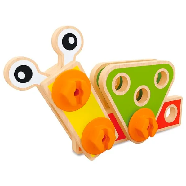 Constructor Hape Basic Builder Set Clasic/ Brown photo 2