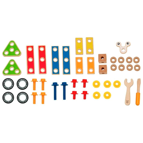 Constructor Hape Basic Builder Set Clasic/ Brown photo 3