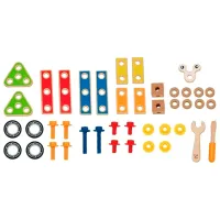 Конструктор Hape Basic Builder Set Классический/ Коричневый photo 3