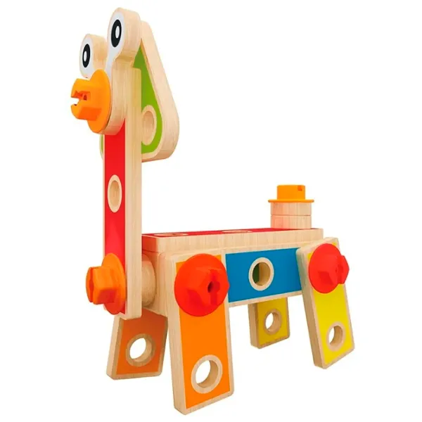 Constructor Hape Basic Builder Set Clasic/ Brown photo 4