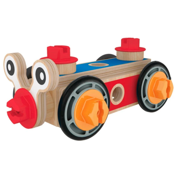 Constructor Hape Basic Builder Set Clasic/ Brown photo 9