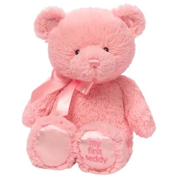Мягкая игрушка Gund Animals My First Teddy 6055510 3+ / Розовый photo 1