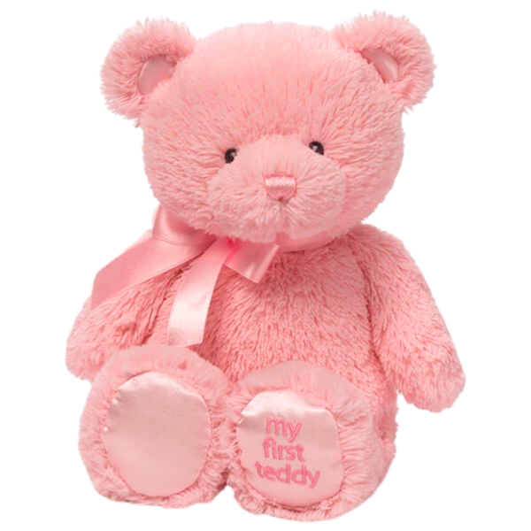 Мягкая игрушка Gund Animals My First Teddy 6055510 3+ / Розовый photo 1