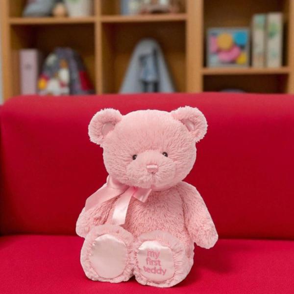 Мягкая игрушка Gund Animals My First Teddy 6055510 3+ / Розовый photo 4