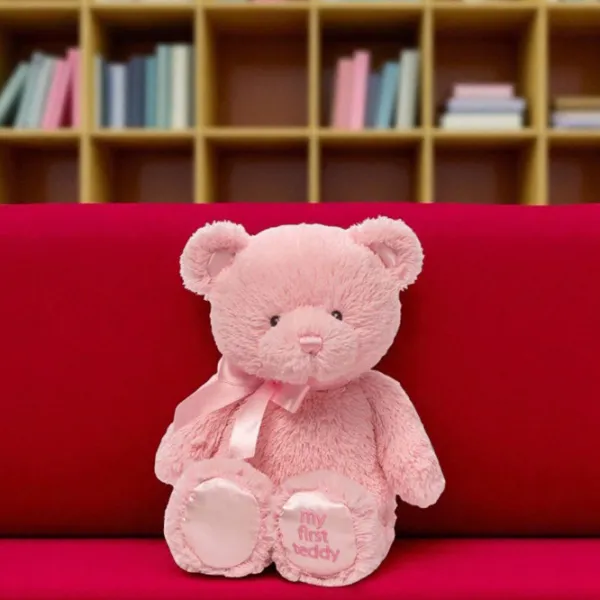 Мягкая игрушка Gund Animals My First Teddy 6055510 3+ / Розовый photo 5