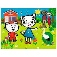 Puzzle Trefl Kittykit's Adventures 3+/ Numărul de piese: 30 photo 2
