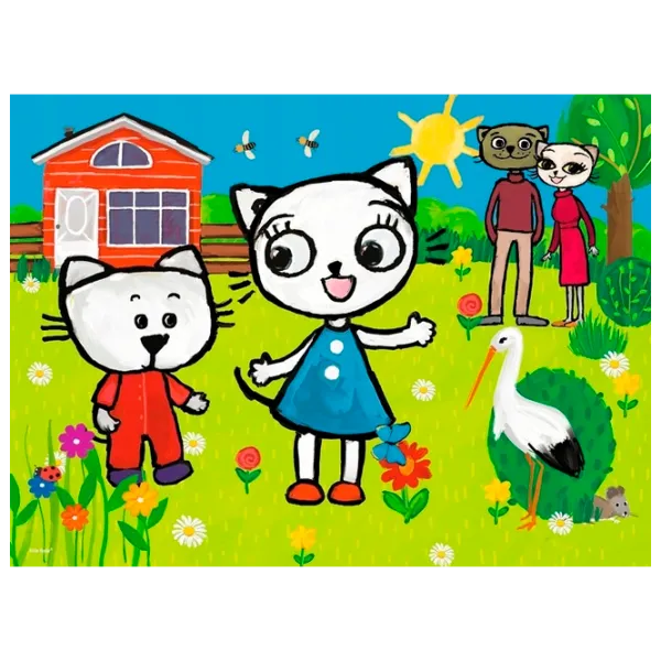 Puzzle Trefl Kittykit's Adventures 3+/ Numărul de piese: 30 photo 2