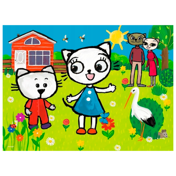 Puzzle Trefl Kittykit's Adventures 3+/ Numărul de piese: 30 photo 2