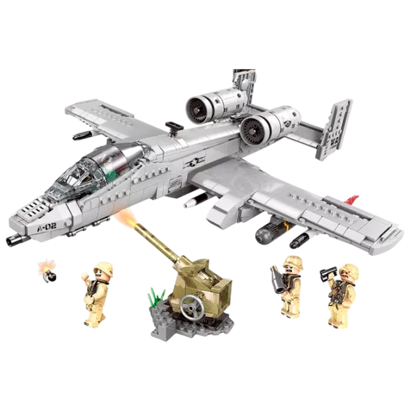 Constructor ChiToys Across Battlefield Avion/ Gray photo 1