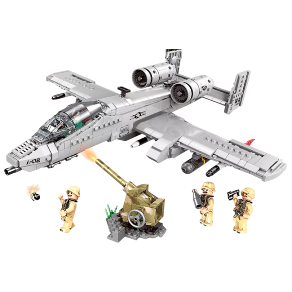 Constructor ChiToys Across Battlefield Avion/ Gray photo 1