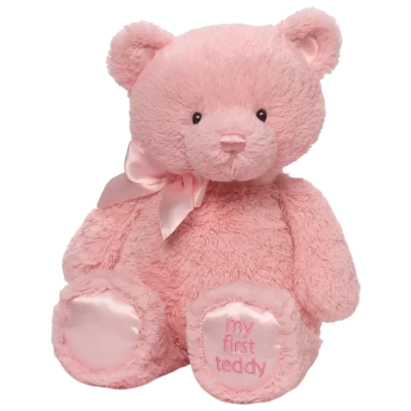 Мягкая игрушка Gund Animals My First Teddy 6048627 3+ / Розовый photo 1