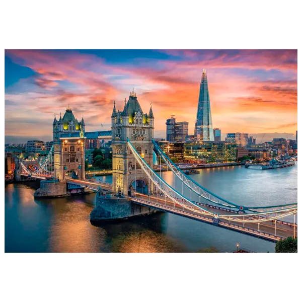 Puzzle Clementoni London Twilight 10+/ Numărul de piese: 1500 photo 1