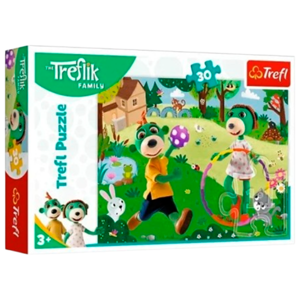 Puzzle Trefl Trefliki  3+/ Numărul de piese: 30 photo 2