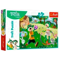 Puzzle Trefl Trefliki 3+/ Numărul de piese: 30 photo 2