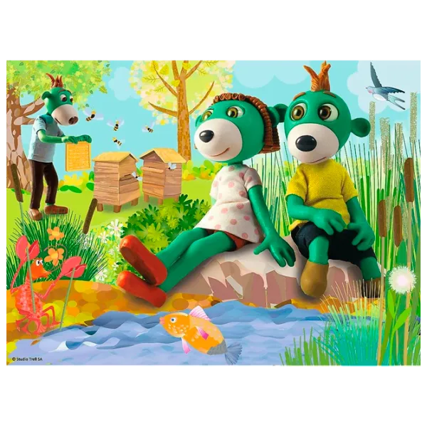 Puzzle Trefl Trefliki  3+/ Numărul de piese: 30 photo 1