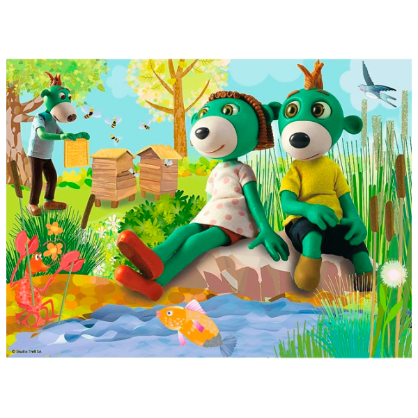 Puzzle Trefl Trefliki  3+/ Numărul de piese: 30 photo 1