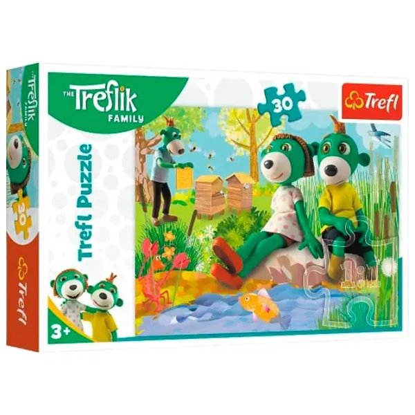 Puzzle Trefl Trefliki  3+/ Numărul de piese: 30 photo 2