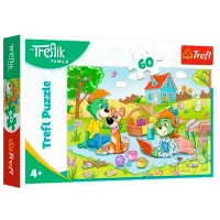 Puzzle Trefl Trefliki  3+/ Numărul de piese: 60