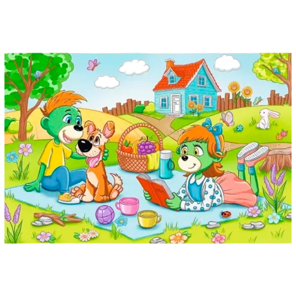 Puzzle Trefl Trefliki  3+/ Numărul de piese: 60 photo 2