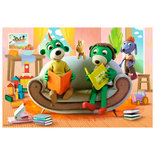 Puzzle Trefl Trefliki  3+/ Numărul de piese: 60 photo 1